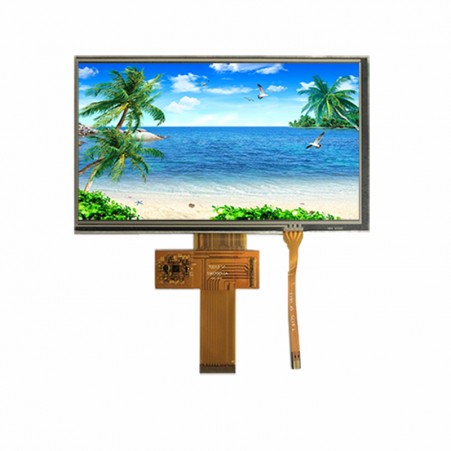 8.0 inch RGB interface WVGA with touch screen Landscape TFT LCD module
