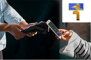 TFT LCD touch screen in POS, Electronic Wallet, NFC,QR Code Payment system TFT LCD touch screen in POS, Electronic Wallet, NFC,QR Code Payment system