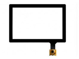 What are the parts of the LCD touchscreen?